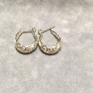 Sterling silver earrings.